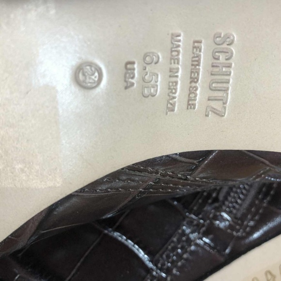 Schutz Maryana Over The Knee Leather Boot Dark Chocolate - Picture 7 of 10